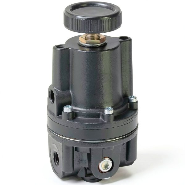 Parker Hannifin P3RA17132NNKN Series P3RA171 Aluminum High Precision Vacuum Regulator, Nitrile Seal, Knob Assembly, Non-Relieving Relief, 1/4" NPT Pipe Size-0