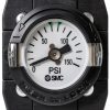 SMC ARG20-N02G1H-Z Regulator with Gauge in Handle, Relieving type, 7.25 - 123 psi Set Pressure Range, 28 scfm, Gauge in Handle, With Set Nut, 1/4" NPT-1