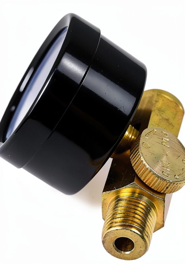 Beduan 150 PSI Air Flow Control Valve Regulator 1/4" NPT with Gauge Solid Brass Construction-2