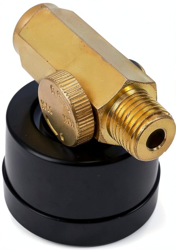 Beduan 150 PSI Air Flow Control Valve Regulator 1/4" NPT with Gauge Solid Brass Construction-4