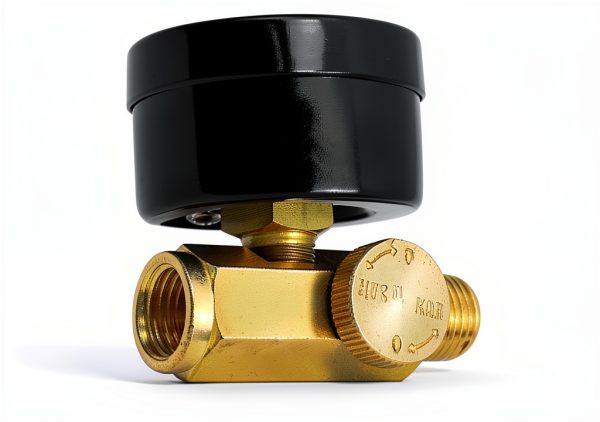 Beduan 150 PSI Air Flow Control Valve Regulator 1/4" NPT with Gauge Solid Brass Construction-1